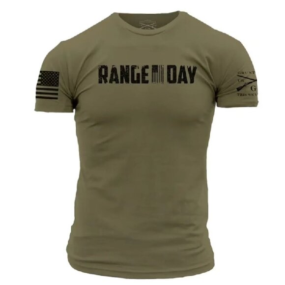 NWT - Grunt Style Range Day T-Shirt, Military Green – Size M - Picture 1 of 5